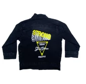 uğurböceğiçocuk Street Wear Baskılı Kot Ceketli Erkek Takım 5923 - 4