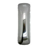 I Harf Folyo Balon Gümüş Renk  40 inç - 1