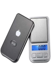 Apple Ipod Görünümlü Hassas Cep Terazisi Tartı 200 G Kapasite 0.01 Hassasiyet - 1