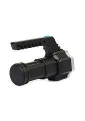 PS-3879 USB Şarj Göstergeli Şarj Edilebilir 7*XPE +COB Led El Feneri thumbnail 3