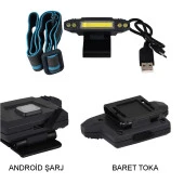 Şarjlı Baret Lambası Wt-606 thumbnail 3