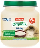 Milupa Kavanoz Maması Organik Püre 125GR Sütlaç - 1