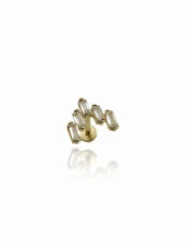 Baget Özel Model Tragus Küpe 14 Ayar Altın - 1
