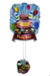 Happy Birthday Yazılı Asmalı 3D Doğum Günü Süsü - 1