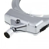 2.5X90 Mm 5X24 Mm Büyüteç Mandallı Metal Hortumlu Masa Üstü Büyüteç - 3