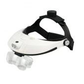 5 Mercekli Çok Fonksiyonlu Başlık Tip Işıklı Büyüteç 81001H - 1