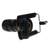 8X18 Zoom Teleskop Telefon Kamera Lensi Mini El Dürbünü - 2