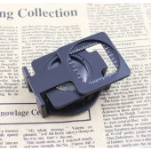 Tekstilciler Için  Kumaş Kontrolü Büyüteç Katlanan Metal 15X Büyütme - 2