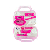Oyuncak Doktor Diş Seti 10 Parça Çantalı Set Pembe - 1