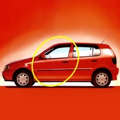 VW Polo HB 1994-2000 Sol Ön Kapı Fitili Contası 6N4867365D - 2