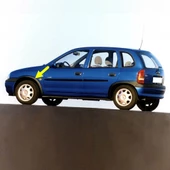 Opel Corsa B 1993-2000 Sol Ön Çamurluk Ağzı Plastik Dodik 1101863 - 1