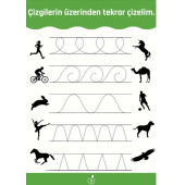 Okul Öncesi Kalem Egzersizleri YAZ-SİL Kitabı - 3