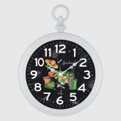 Galaxy D-217-B-6 Dekoratif Köstekli Duvar Saati - 1