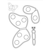 Çocuklar İçin KES YAPIŞTIR Etkinlik Seti - 2