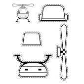 Çocuklar İçin KES YAPIŞTIR Etkinlik Seti - 7