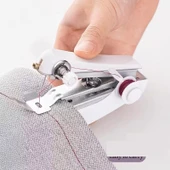 Pratik El Tipi Mini Dikiş Makinası, Seyyar Seyahat Dikiş Makine thumbnail 1