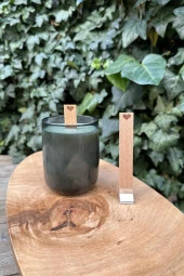 Ahşap Düz Model 15mm en x 100mm boy x 0,5mm kalınlık KALP DESENLİ Mum Fitili + Sehpa ( 10 Adet ) thumbnail 1