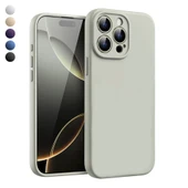 iPhone 15 Pro Max Kılıf Kamera Korumalı Lansman Silikon Kapak - 1