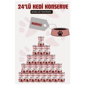 Premium Yetişkin Kedi Konservesi Biftekli 400 gr X 24 Adet - 1