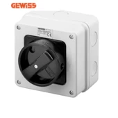 Gewiss 2X16A Ip65 0-1 Kutulu Şalter Gw 70 401 - 1