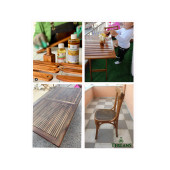 Doğal Ahşap Cilası Gomalak 1000 Ml Shellac + Sürme Topu - 5