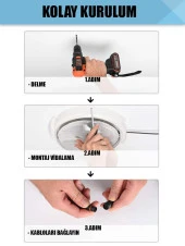 300W Güneş Enerjili Solar Bahçe Çevre  Lambası DLS - 6