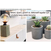 Doğaltaş Granit Mermer Tezgah Dekoratif Eşya Koruyucu Parlatıcı Cila 250 ml Stone Polishing Wax - 3