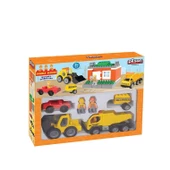 Pilsan Oyuncak Tekerlekli Kepçeli Dozer Seti 03614 - 1