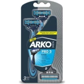 Arko Men Tıraş Bıçağı Pro 3 Üç Bıçak 3 lü Blister - 1