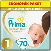 Prima Premium Care Bebek Bezi Beden:1 (2-5KG) Yeni Doğan 70 Adet Ekonomik Pk - 1