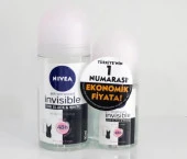 Nivea İnvisible Clear Bayan Roll-On 50 ml + 25 ml Hediye - 1