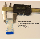 Awm 20624 80C 60V Vw-1 Flex  Kablo 20 Pin, 5 Cm 20-1-5B - 3