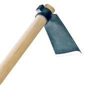 Aletçantam Yalvaç Dövme Çelik Büyük Çapa Bahçe Kazması - 100cm Uzun Kalın Saplı - 1