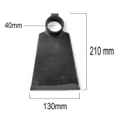 Aletçantam Yalvaç Dövme Çelik Büyük Çapa Bahçe Kazması - 100cm Uzun Kalın Saplı - 4