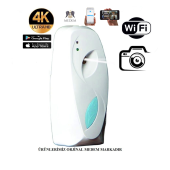 4K Medem Parfümmatik Wifi Gizli Bakıcı Kamera Uzaktan İzleme Takip Güvenlik Kamerası - 1