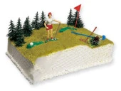 Golf Pasta Üstü Süsü Oyuncak Seti 6 Parça - 1