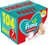 Prima Külot Bebek Bezi Beden:7 (17+Kg) XXL 104 Adet Ekonomik Fırsat Pk thumbnail 1