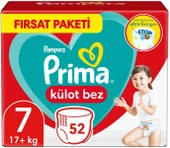 Prima Külot Bebek Bezi Beden:7 (17+Kg) XXL 156 Adet Aylık Fırsat Pk thumbnail 2