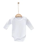 Uzun Kollu Kız Bebek Çıtçıtlı Body - Büyük Boy (Bbyrn) - 4