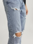 JACK JONES Glenn Model Dar Kesim Yırtık Kot Pantolon 12253693 thumbnail 2