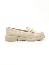 Potinonline 1365 Kadın Tokalı Loafer Ayakkabı - 1