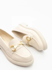 Potinonline 1365 Kadın Tokalı Loafer Ayakkabı - 4