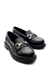 Potinonline 1365 Kadın Tokalı Loafer Ayakkabı - 6