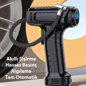 ALLY 120W Kablosuz Basınç Göstergeli Mini Hava Popmpası Kompresör - 3