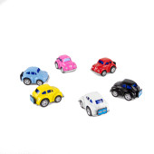 Oyuncak Metal Mini Vosvos Kaplumbağa Arabalar Çek Bırak 6'lı Set - 3