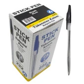 Ark Tükenmez Kalem 1.0 mm 50'li Kutu Siyah Kod:222 thumbnail 1