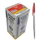 Ark Tükenmez Kalem 1.0 mm 50'li Kutu Kırmızı Kod:222 thumbnail 1