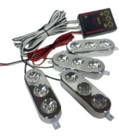 Çakar Lamba Uyumlu 3X4 LED Sarı Sarı 12-24V / Lapa535 Parça - 1
