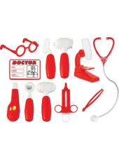 Pilsan Doktor Seti Çantalı 11 Parça (Kırmızı) - 1