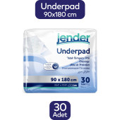 JENDER YATAK KORUYUCU ÖRTÜ 90 /180 CM 30 LU - 1